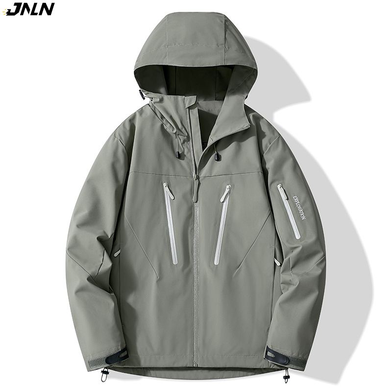 Outdoor Sport Jacket Men - JNLN เสื้อแจ็คเก็ตกันน้ำสำหรับบุรุษและสตรี เดินป่า ตั้งแคมป์ เดินเขา ปีนเขา