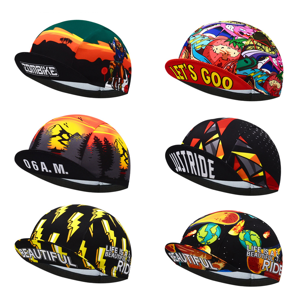 Outdoor Sport Hat Classic - หมวกปั่นจักรยานพิมพ์ลายคลาสสิกสำหรับผู้ชายและผู้หญิง, หมวกจักรยานระบายอากาศได้, หมวกจักรยานสำหรับเล่นกีฬากลางแจ้ง, สำหรับทุกเพศ