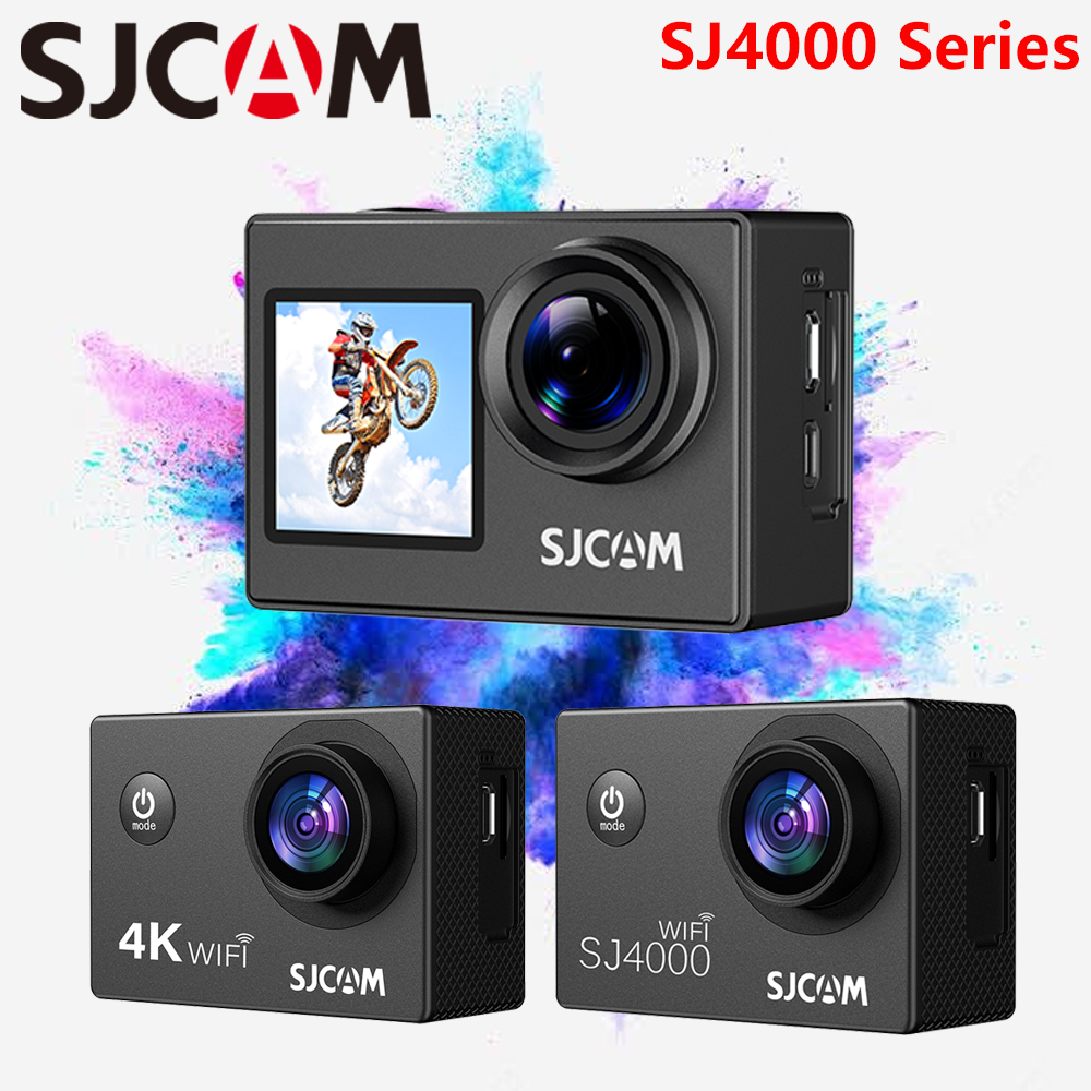 Outdoor Sport Activities For Kids - กล้องแอคชั่นสำหรับเด็ก SJCAM SJ4000, WIFI AIR หน้าจอคู่