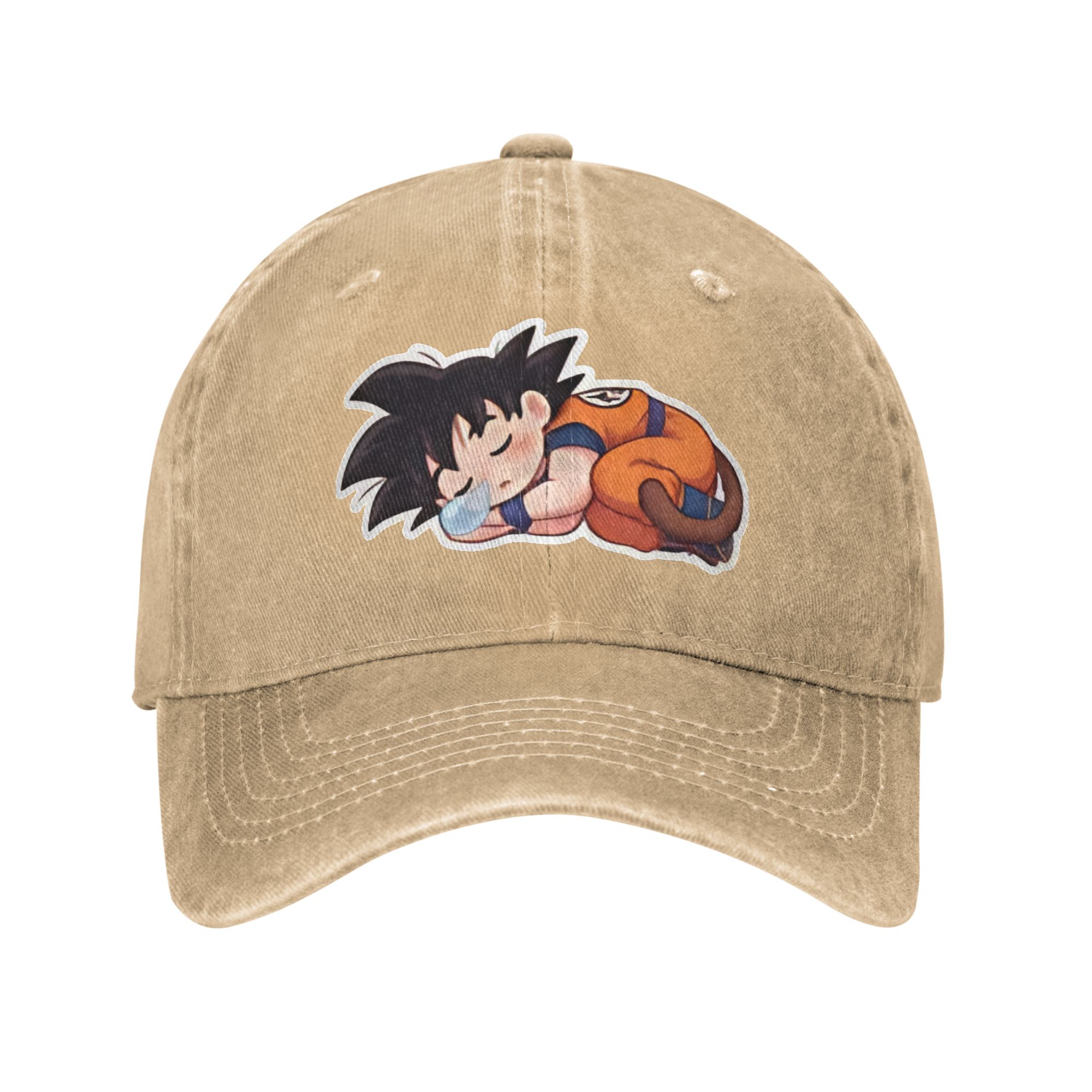 Outdoor Sport Hat Classic - หมวกเบสบอลลายดราก้อนบอล ซุนโกคู สำหรับผู้ชาย ดีไซน์แบบ Trucker คลาสสิค