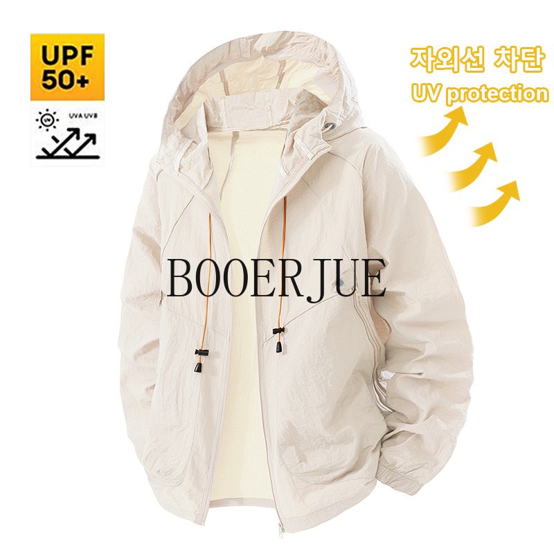 Outdoor Sport Jacket Men - เสื้อกีฬากลางแจ้งป้องกันรังสียูวีเสื้อกันลมฤดูร้อนเสื้อแจ็คเก็ตเดินป่าผู้ชายกันน้ำแห้งเร็วเสื้อผ้าสำหรับตั้งแคมป์ล่าสัตว์ป้องกันแสงแดด