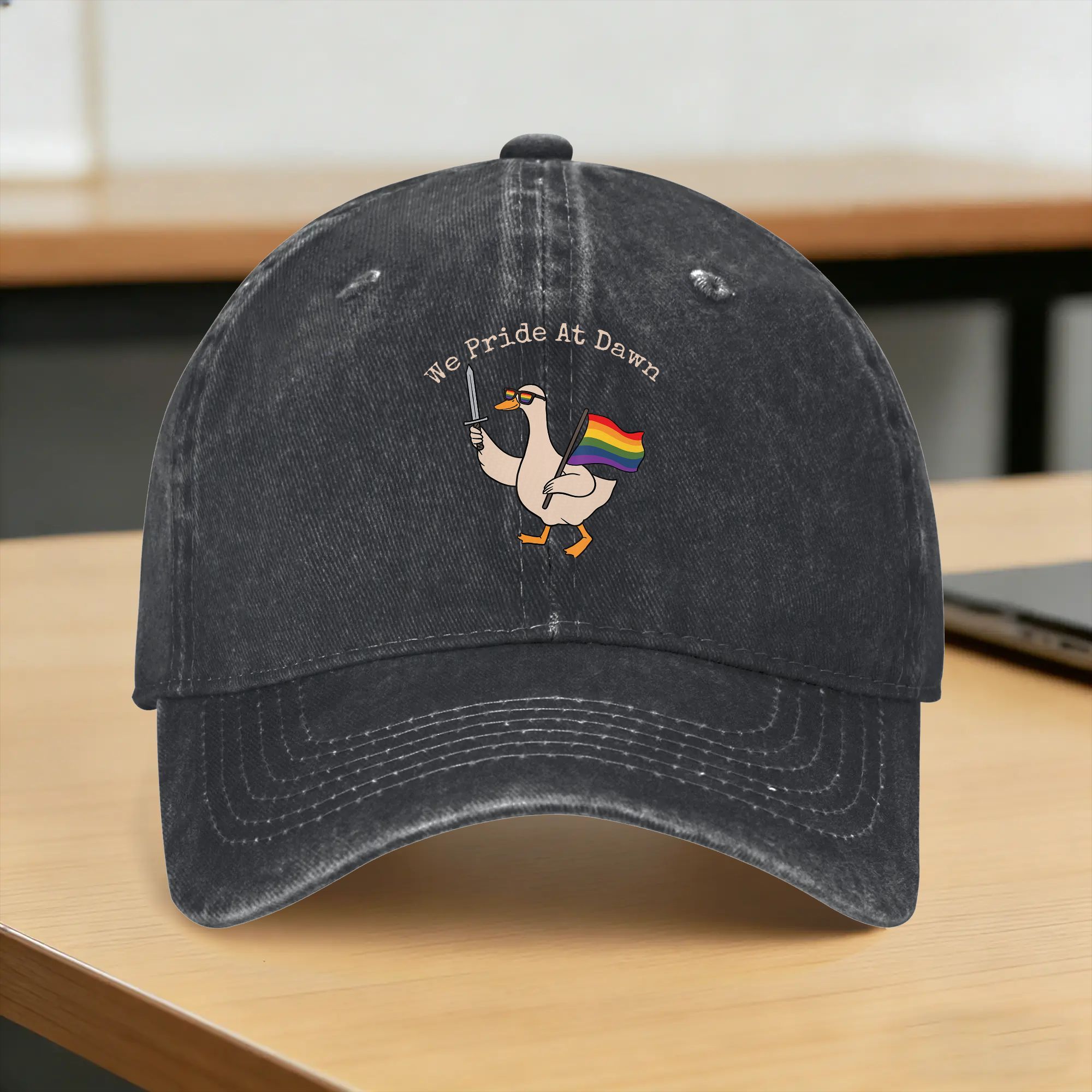 Outdoor Sport Hat Classic - หมวกเบสบอลแบบซักได้ We Pride At Dawn Funny
