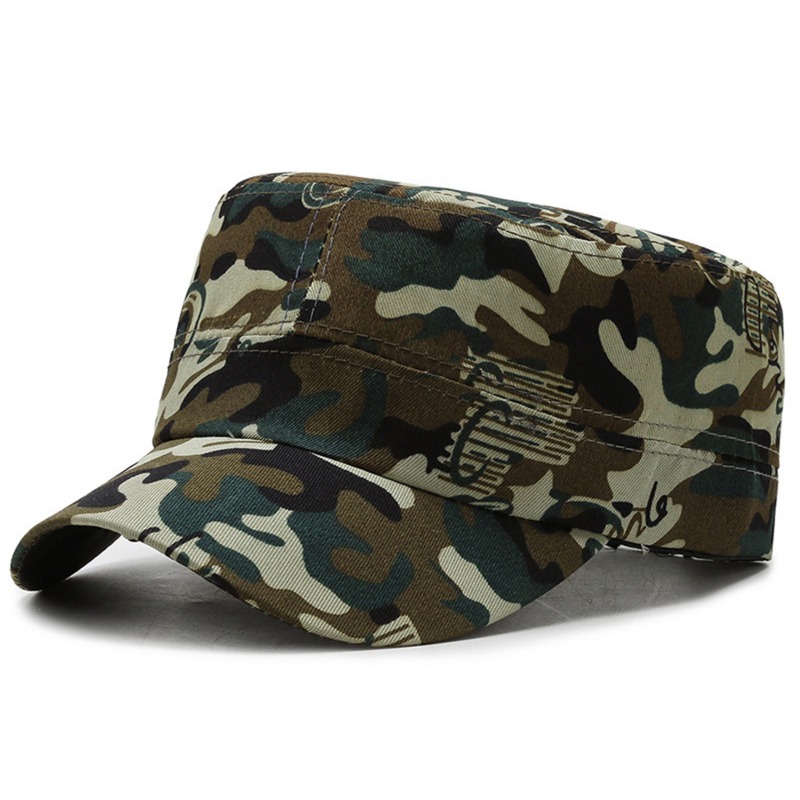Outdoor Sport Hat Classic - หมวกเบสบอลลายพรางแบบยุทธวิธี หมวกทหารทรงแบนระบายอากาศสำหรับฤดูร้อน หมวกกีฬากลางแจ้งลายพรางคลาสสิก หมวกสวมใส่สบายสำหรับทุกวัน