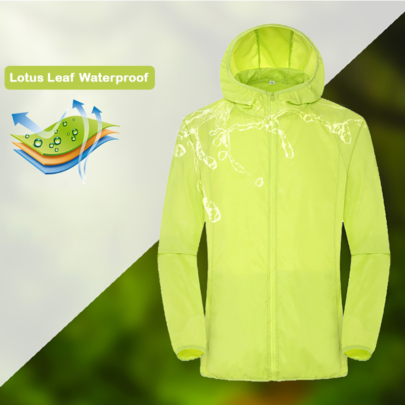 ผู้ชายผู้หญิงเดินป่ากันน้ําด่ว - Outdoor Sport Jacket Men บทวิจารณ์และราคา