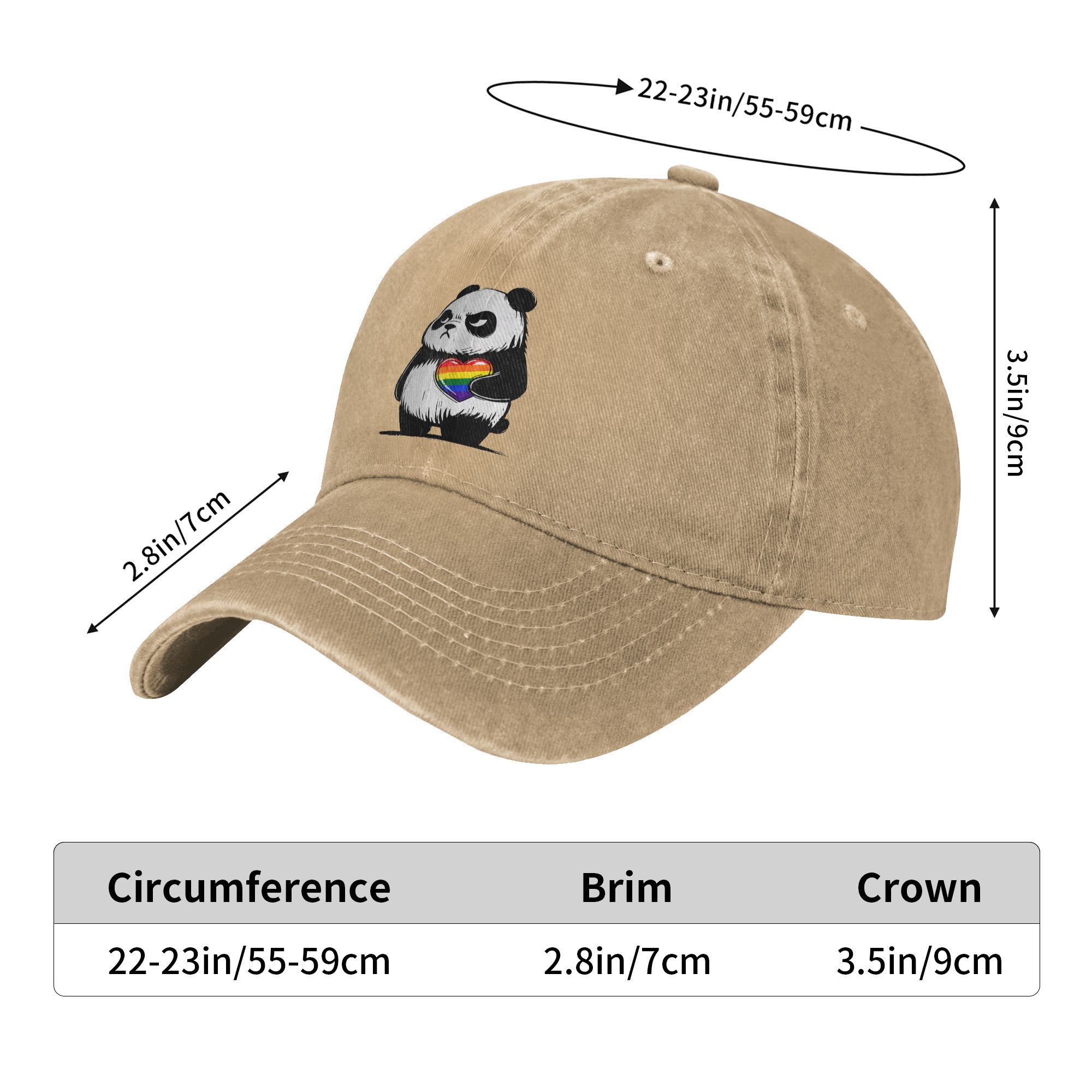 หมวกแก๊ป Angry Panda LGBTQ Pri - Outdoor Sport Hat Classic บทวิจารณ์และราคา