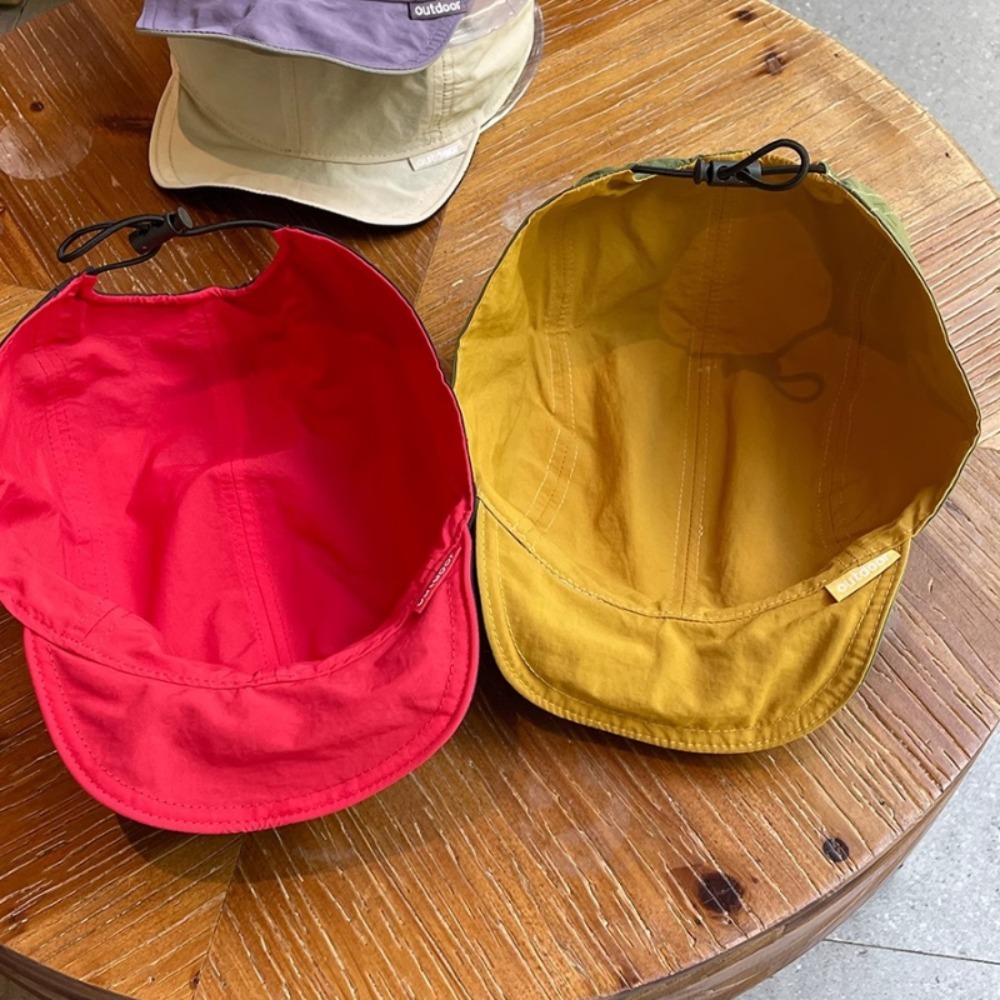 หมวกแก๊ปปีกสั้นปักลายตัวอักษรแ - Outdoor Sport Hat Classic บทวิจารณ์และราคา