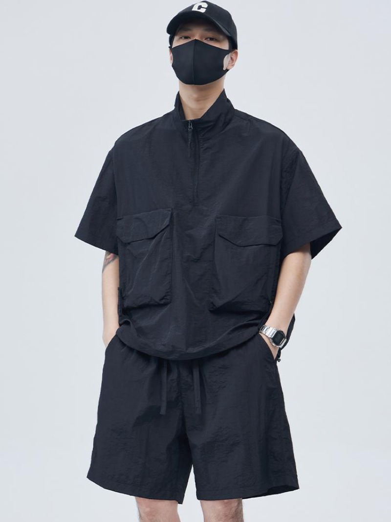 ชุดกีฬาลำลองฤดูร้อนสำหรับผู้ชา - Outdoor Sportswear บทวิจารณ์และราคา