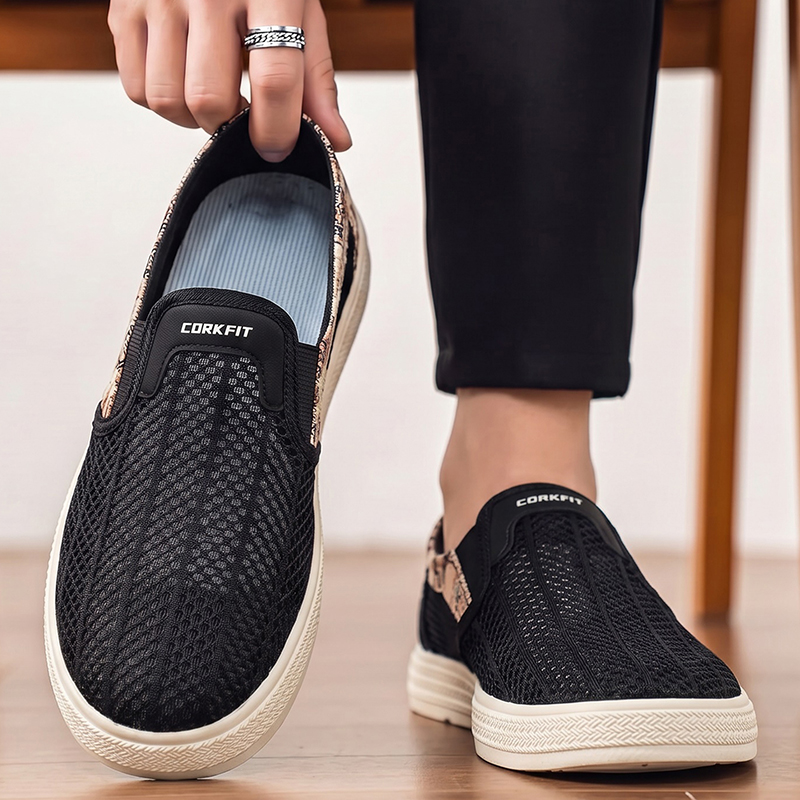 รองเท้าแตะตาข่ายแบบมีรูระบายอา - Outdoor Sports Shoes บทวิจารณ์และราคา