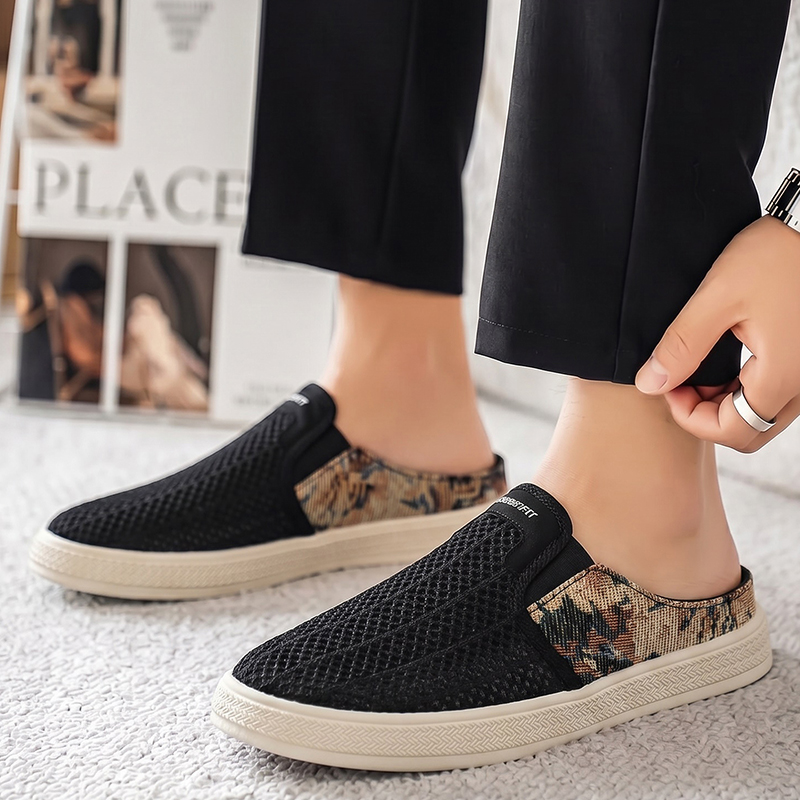 รองเท้าแตะตาข่ายแบบมีรูระบายอา - Outdoor Sports Shoes บทวิจารณ์และราคา