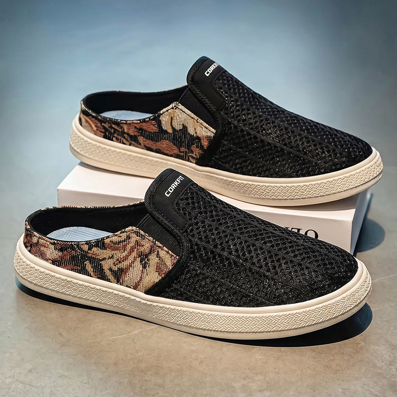 รองเท้าแตะตาข่ายแบบมีรูระบายอา - Outdoor Sports Shoes บทวิจารณ์และราคา