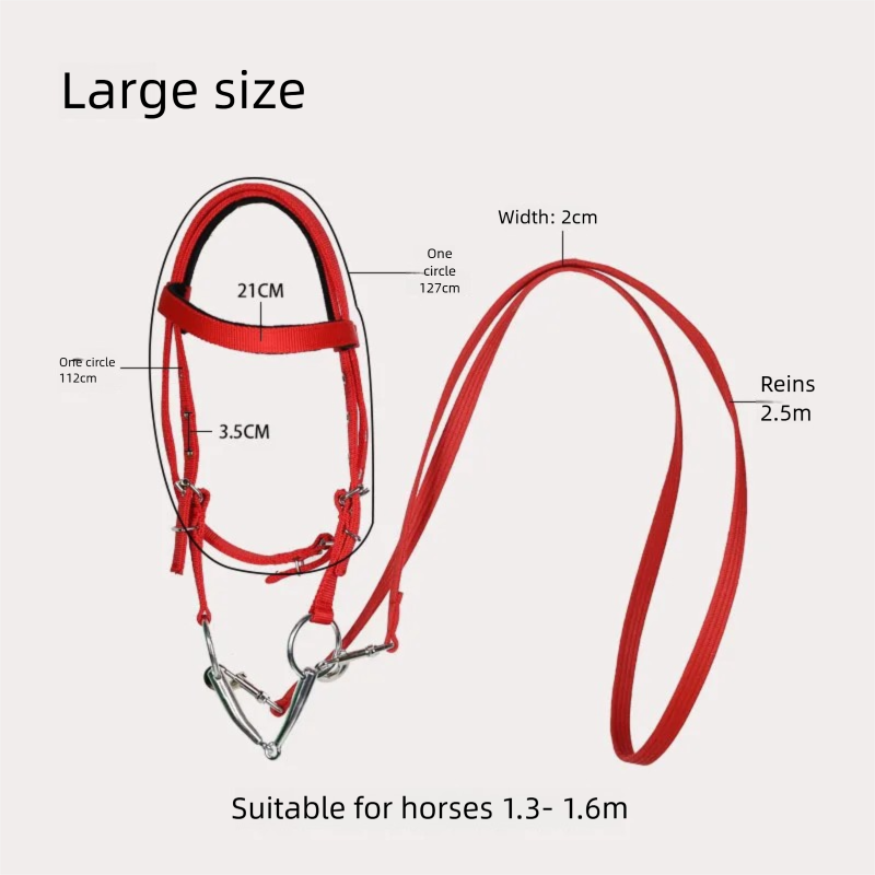 ชุดสายจูงม้าพร้อมเชือกจูงแบบปร - Headcollar Rope Set บทวิจารณ์และราคา