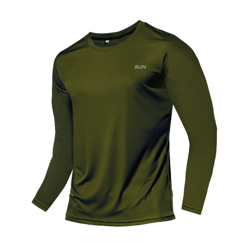 เสื้อกีฬาแขนยาวคอกลมแบบลำลอง ร - Outdoor Sportswear บทวิจารณ์และราคา