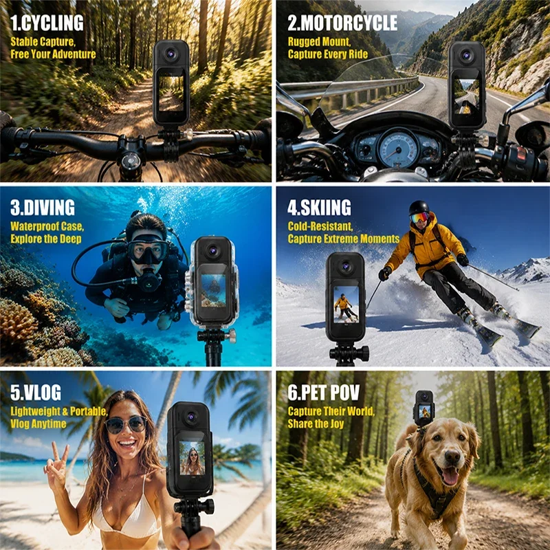 กล้อง 4K/1080P/30FPS HD กล้องม - Outdoor Sport Ideas บทวิจารณ์และราคา
