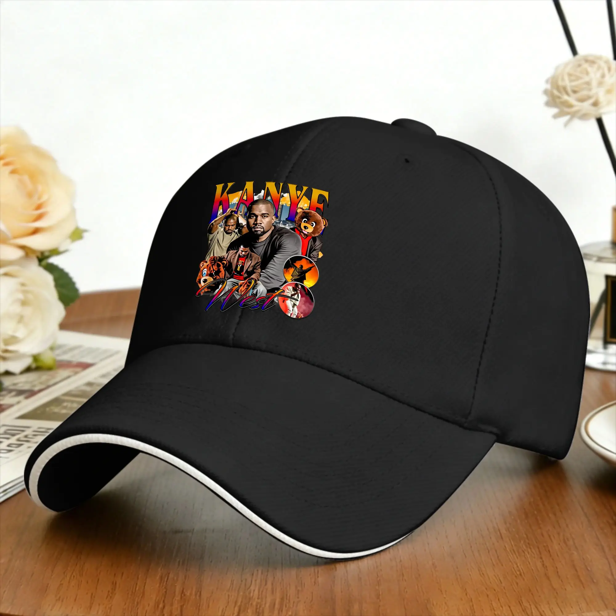 หมวกเบสบอลลำลอง Kanye West ลาย - Outdoor Sport Hat Classic บทวิจารณ์และราคา