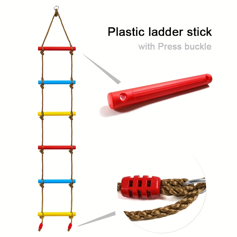บันไดปีนป่ายหลากสีสำหรับเด็ก 1 - Outdoor Sport Climbing Gear บทวิจารณ์และราคา