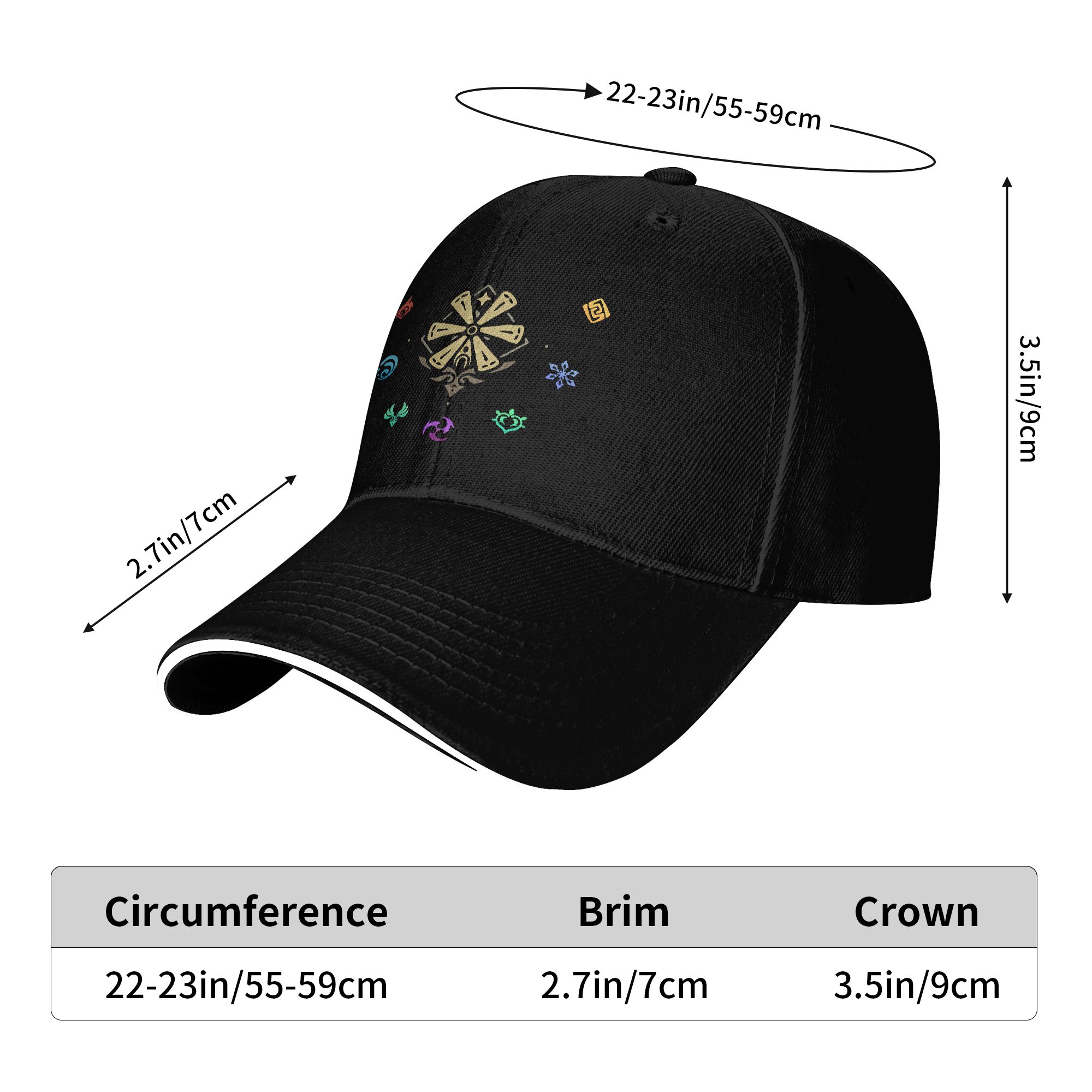 หมวกแก๊ปเบสบอล Genshin Impact  - Outdoor Sport Hat Classic บทวิจารณ์และราคา